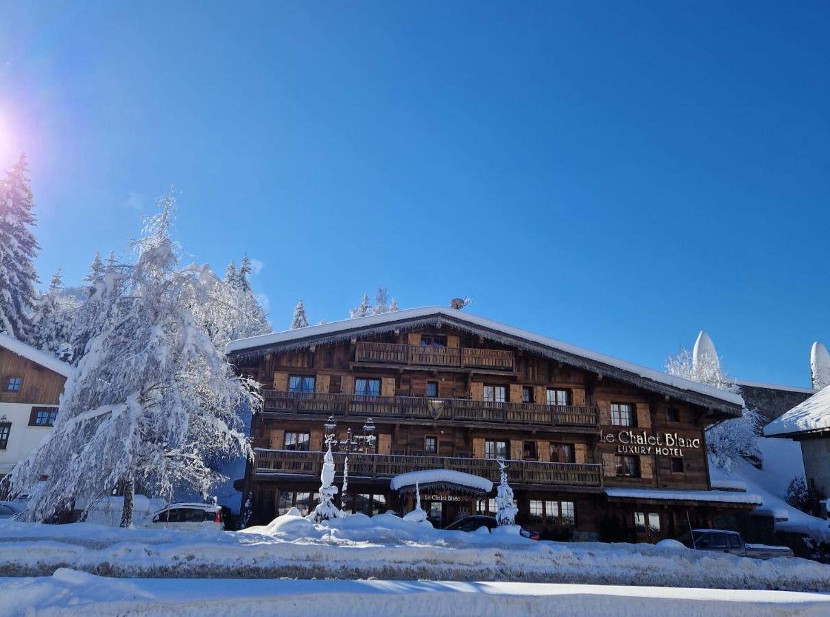 Le Chalet Blanc Megève Eksteriør billede