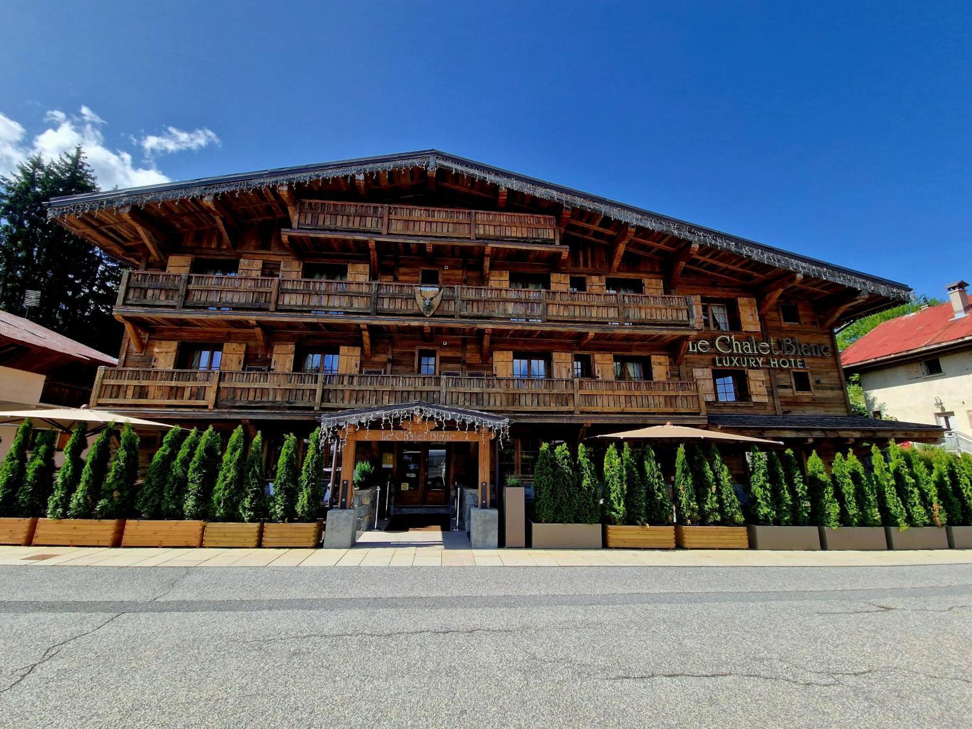 Le Chalet Blanc Megève Eksteriør billede