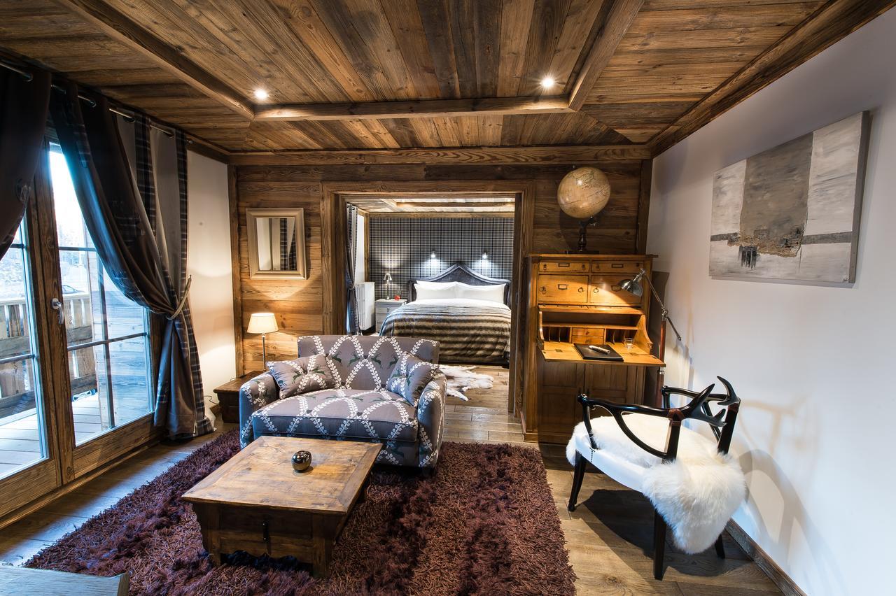 Le Chalet Blanc Megève Eksteriør billede
