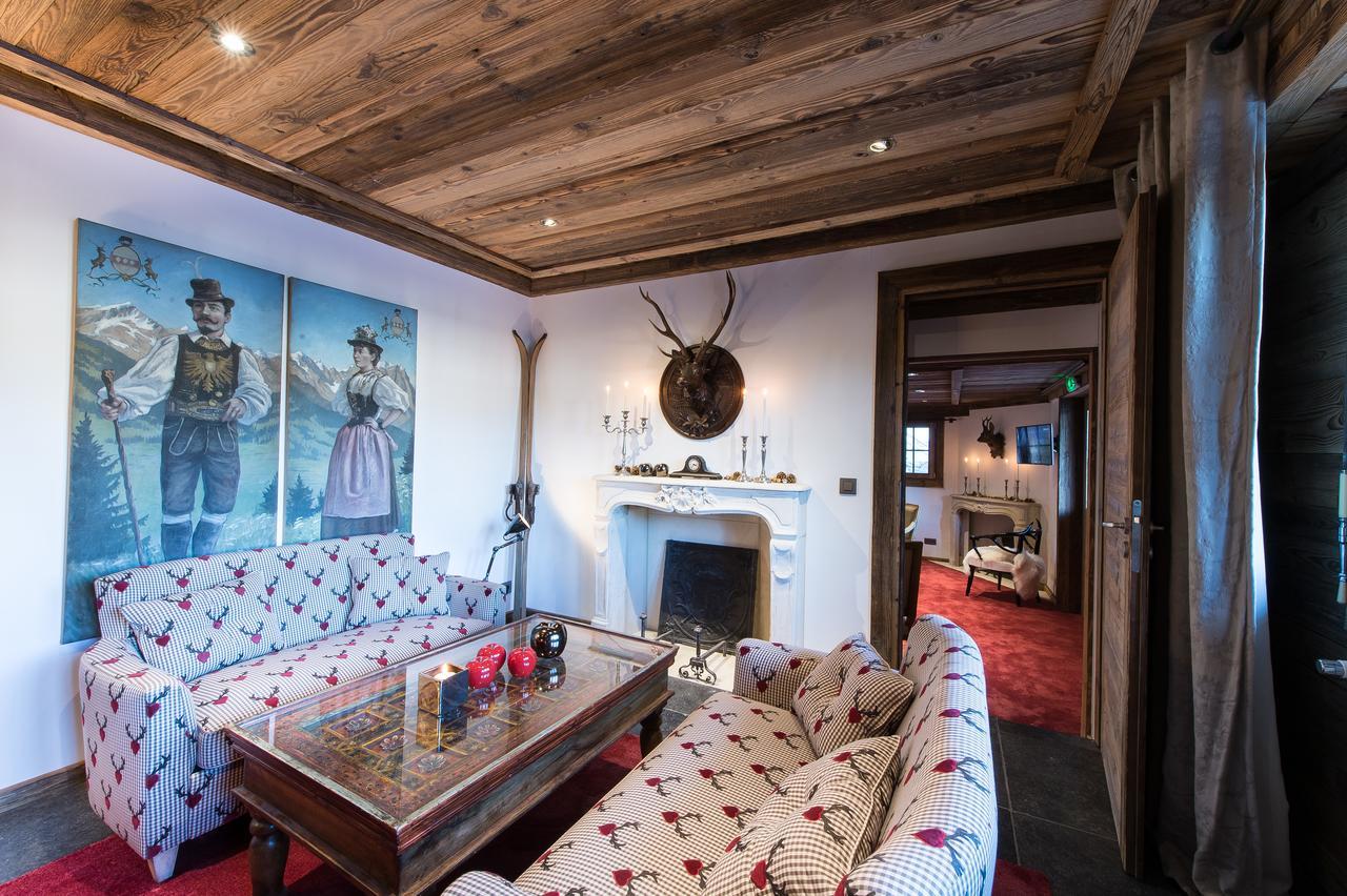 Le Chalet Blanc Megève Eksteriør billede